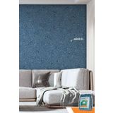 Ventrawall Ipek Sıva | Canlı Sıva | Isı Ve Ses Yalıtımlı Sıva |%100 Pamuk | Mavi | -1,5 Kg |5m² B20