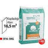 Ventrawall - Mavi Dekoratif Pamuk Duvar Boyası - Wb16 - 5 Kg