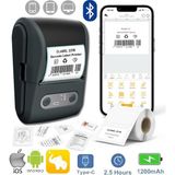 Ventus Mpia P1 Taşınabilir Etiket Yazıcısı Kablosuz Bluetooth Siyah Termal Baskı 50 mm