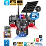 Ventus V380 Pro ON-SW2366 Wifi 9MP Üç Kameralı UltraHD Güneş Enerjili Akıllı Güvenlik Kamerası