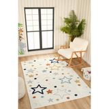 Venucci Home & Living Quincey Bukleli Renkli Yumuşak Peluş Çocuk Odası Halı Bebek Odası Genç Odası Halısı - 80 x 150 cm