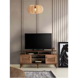 Venüs 130 Cm Panjurlu Raflı Tv Sehpası - Ceviz