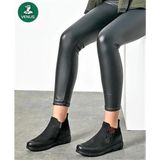 Venüs 1953755k Kadın Hakiki Nubuk Deri Comfort Taban Bot - Siyah