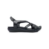 Venüs 206y Kadın Günlük Ultra Comfort Hakiki Deri Sandalet - Siyah