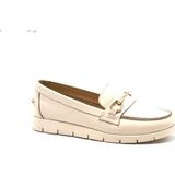 Venüs 24075604Y Bej Deri Kadın Loafer Ayakkabı