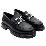 Venüs 2412906K Siyah Kadın Loafer Ayakkabı