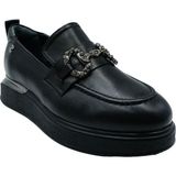 Venüs 2451401K Siyah Kadın Loafer Ayakkabı