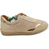 Venüs 2611903Y Ince Taban Deri Kadın Sneakers Spor Ayakkabı - Taş