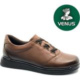 Venüs Agave Hakiki Deri Ortopedik Kadın Casual Ayakkabı - Taba