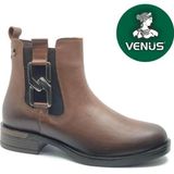 Venüs Apricus Hakiki Deri Düz Kaymaz Taban Ortopedik Kadın Bot