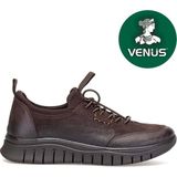 Venüs Bubi Hakiki Deri Ortopedik Kadın Casual Ayakkabı - Kahverengi