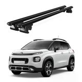 Venüs Citroen C3 Aircross Suv (2018 Ve Sonrası) Uyumlu Siyah Ara Atkı Port Bagaj Tavan Barı