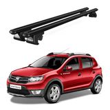 Venüs Dacia Sandero Stepway (2009-2012) Uyumlu Siyah Ara Atkı Port Bagaj Tavan Barı
