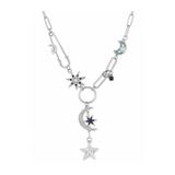 Venus Design Çelik Ay - Yıldız Charm Kolye