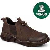 Venüs Eluza Hakiki Deri Comfort Ortopedik Kadın Topuklu Ayakkabı - Kahverengi