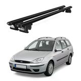 Venüs Ford Focus Station Wagon (1999-2005) Uyumlu Siyah Ara Atkı Port Bagaj Tavan Barı