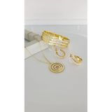 Venüs Gold Çelik Takı Seti