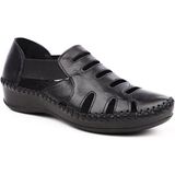 Venüs Hakiki Deri Ortopedik Rahat Günlük Comfort Kadın Sandalet 18791395 - 00-Siyah
