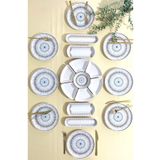 VENÜS HOME DECORATION Blue Eyes 8 Kişilik 19 Parça Kahvaltı Takımı