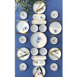 VENÜS HOME DECORATION Gelincik Model 6 Kişilik 21 Parça Çay Tabaklı Kahvaltı Takımı