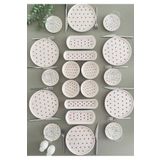 VENÜS HOME DECORATION Love 6 Kişilik 20 Parça Kırmızı Kalp Model Kahvaltı Takımı