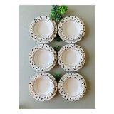 VENÜS HOME DECORATION Siyah Kalp Model 12 Parça Modern Yemek Takımı (6 Çorba + 6 Yemek Tabağı)