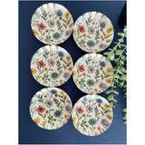 Venüs Home Flora 6'lı Yuvarlak Çerezlik Reçellik - 12 x 12