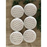 Venüs Home Love Kırmızı Kalp 6 Adet Çerezlik Reçellik - 12 x 12
