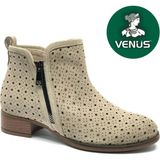 Venüs Hoope Hakiki Deri Yazlık Kadın Bot - Vizon