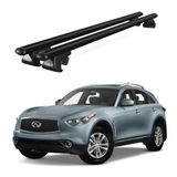 Venüs Infiniti Qx70 (2013 Ve Sonrası) Uyumlu Siyah Ara Atkı Port Bagaj Tavan Barı
