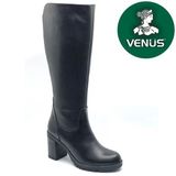 Venüs Jabuka Hakiki Deri Ortopedik Topuklu Kadın Çizme