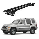 Venüs Jeep Cherokee Renagede (2005-2013) Uyumlu Siyah Ara Atkı Port Bagaj Tavan Barı