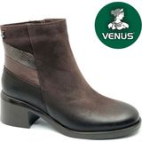 Venüs Kadın Hakiki Deri Casual Fermuarlı Bot 2551403K - Kahve M - Bakır Sede - 36 - Kahverengi