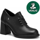 Venüs Kalamos Hakiki Deri Comfort Ortopedik Kadın Klasik Topuklu Ayakkabı - Siyah