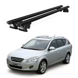 Venüs Kia Cee'd Sportywagon (2006-2012) Uyumlu Siyah Ara Atkı Port Bagaj Tavan Barı