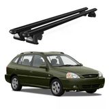 Venüs Kia Rio Station Wagon (2000-2005) Uyumlu Siyah Ara Atkı Port Bagaj Tavan Barı