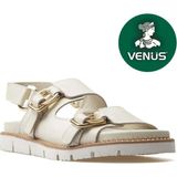 Venüs Lagos Hakiki Deri Comfort Ortopedik Kadın Sandalet - Bej