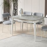 Venüs Masa Takımı 80x120 cm Bermuda-Açık Gri