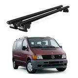 Venüs Mercedes-Benz Vito Van (1996-2004) Uyumlu Siyah Ara Atkı Port Bagaj Tavan Barı