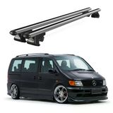 Venüs Mercedes-Benz Vito (W638) (1996-2003) Uyumlu Gri Ara Atkı Port Bagaj Tavan Barı
