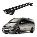 Venüs Mercedes-Benz Vito (W639) (2003-2014) Uyumlu Siyah Ara Atkı Port Bagaj Tavan Barı