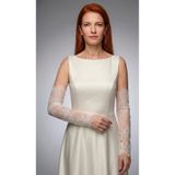 VENÜS MODA by Pınar Lez dantel eldiven gelin kolluk parmaksız gelin eldiveni S-M beden (Üst kol çapı 24-27cm aralığında)
