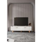 Venüs Modüler Mebran Kapak. Duru Tv Sehpas180 Cm Perast Oval Tv Ünitesi