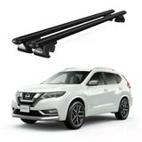 Venüs Nissan X-Trail (2014-2022) Uyumlu Siyah Ara Atkı Port Bagaj Tavan Barı