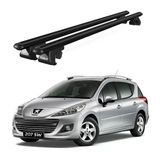 Venüs Peugeot 207 Station Wagon (2007-2013) Uyumlu Siyah Ara Atkı Port Bagaj Tavan Barı