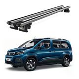Venüs Peugeot Rifter (2019 ve sonrası) Uyumlu Gri Ara Atkı Port Bagaj Tavan Barı