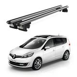 Venüs Renault Scenic 7 Posti (2013-2016) Uyumlu Gri Ara Atkı Port Bagaj Tavan Barı