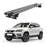 Venüs Seat Ateca (2016 Ve Sonrası) Uyumlu Gri Ara Atkı Port Bagaj Tavan Barı