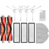 Venus Seer Yan Fırça + Hepa Filtre + Paspas Bezi Xiaomi 1c 1 C Süpürgesi Robot Vakum Paspas Mijia C1 Aksesuarları (15 Adet) (Yurt Dışından)