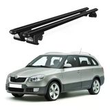 Venüs Skoda Fabia Scout Sw (2009-2014) Uyumlu Siyah Ara Atkı Port Bagaj Tavan Barı